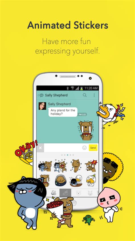 Diese Messenger-App funktioniert auf mobilen, tragbaren und desktopbasierten Gerten. . Kakaotalk download